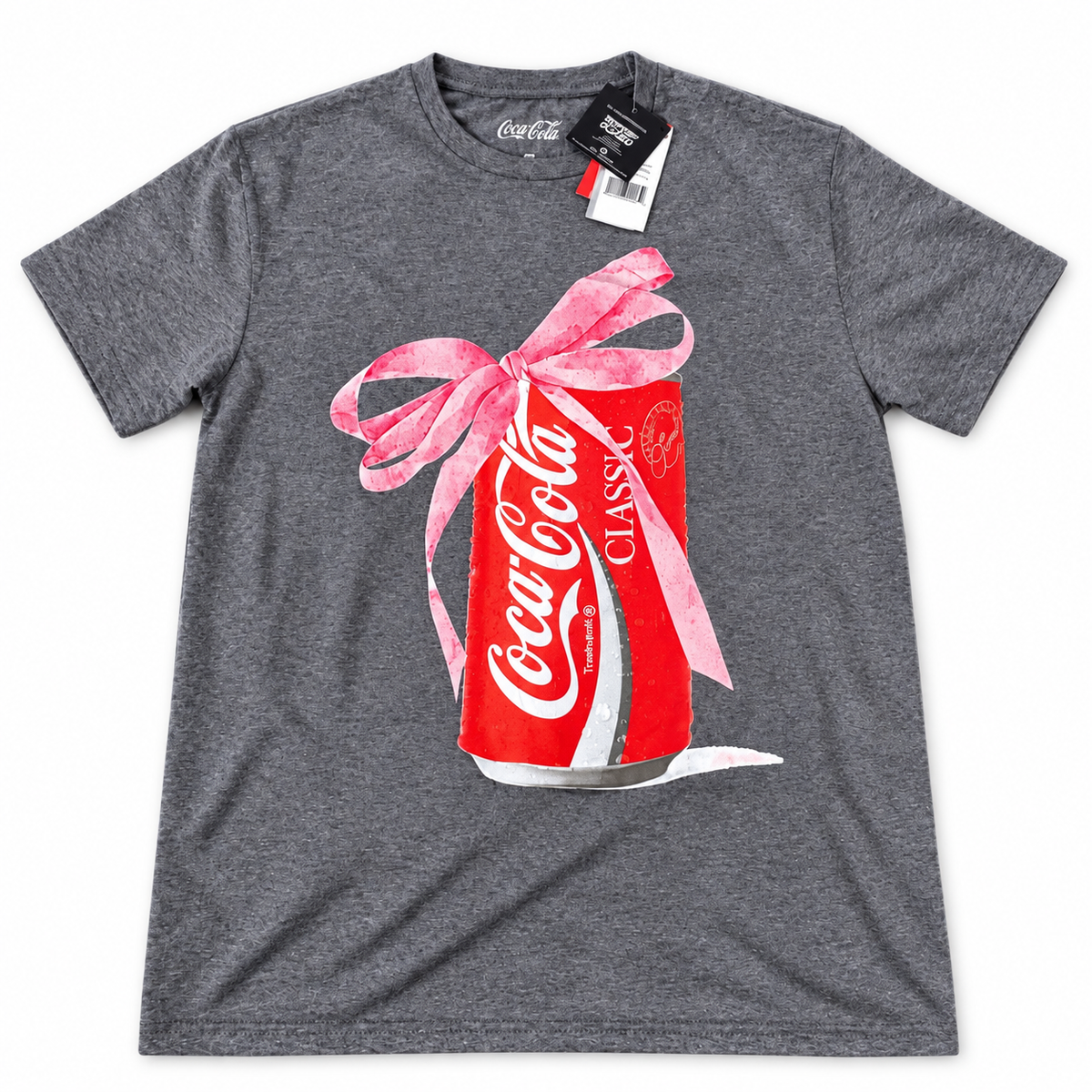 Coca-Cola Pink Ribbon T-Shirt — Adult Large